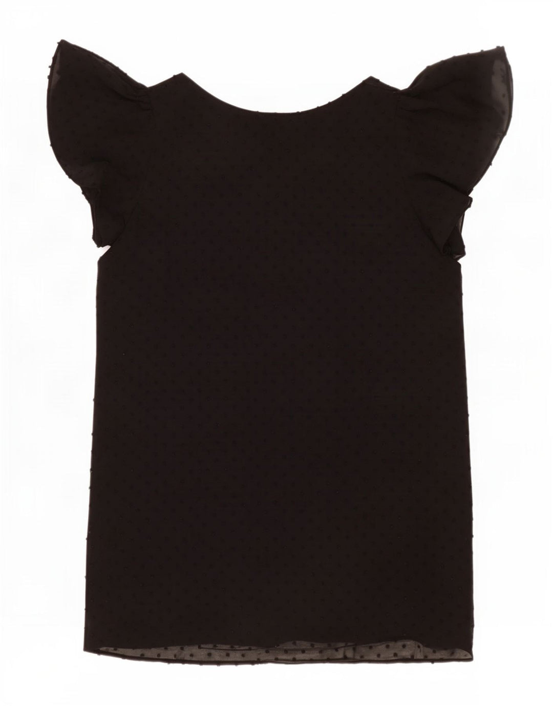 Zara Damen Basic Kleid UK 10 Small Schwarz geflecktes Polyester
