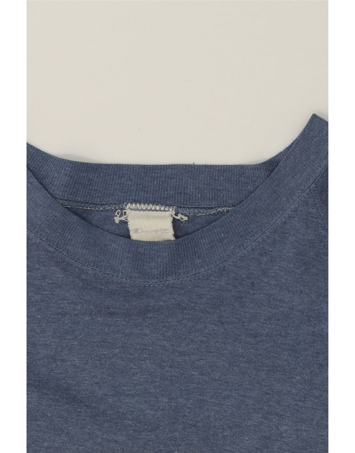 CHAMPION Mens Graphic T-Shirt Top Large Blue Vintage Champion and Second-Hand Champion from Messina Hembry 