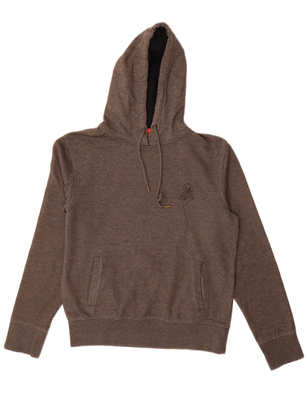Jack & Jones Herren-Kapuzenpullover mit Grafik, mittelgraue Baumwolle