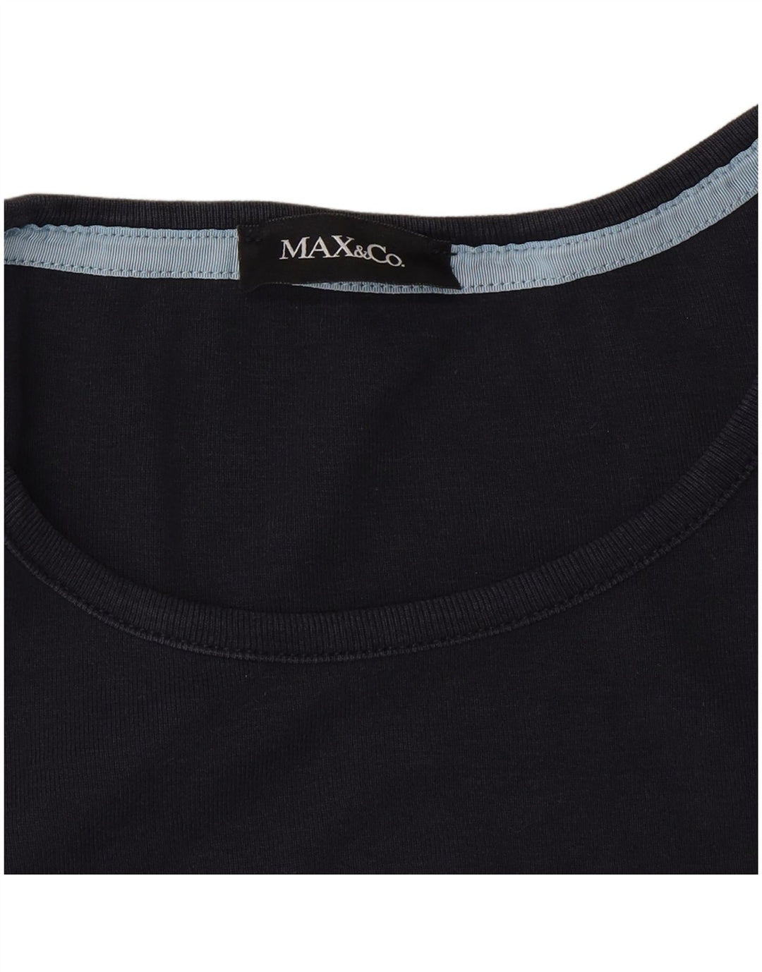 Max & Co. Grafik-T-Shirt für Damen, UK 10, Größe S, Marineblau