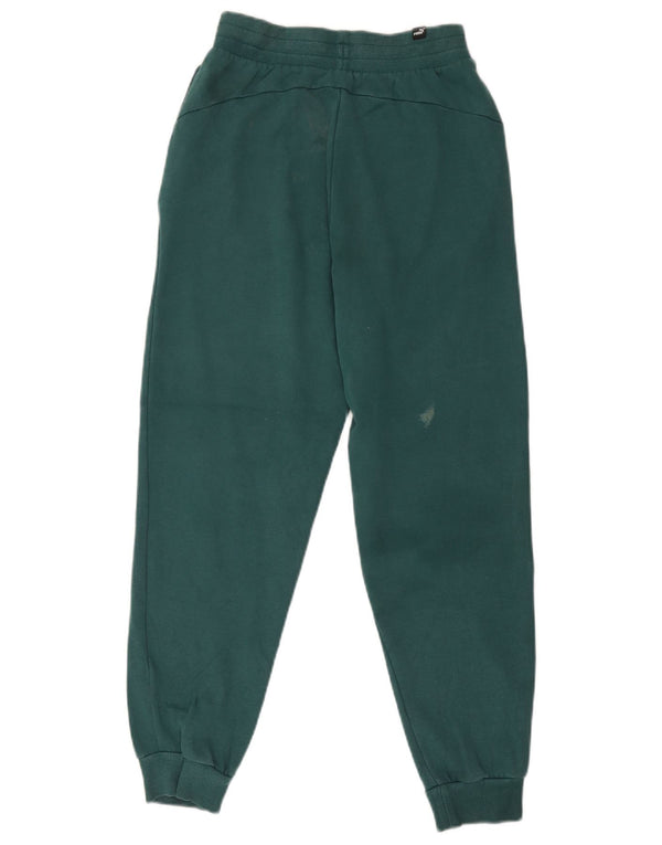 Puma Damen Trainingshose Jogger UK 6 XS Grüne Baumwolle