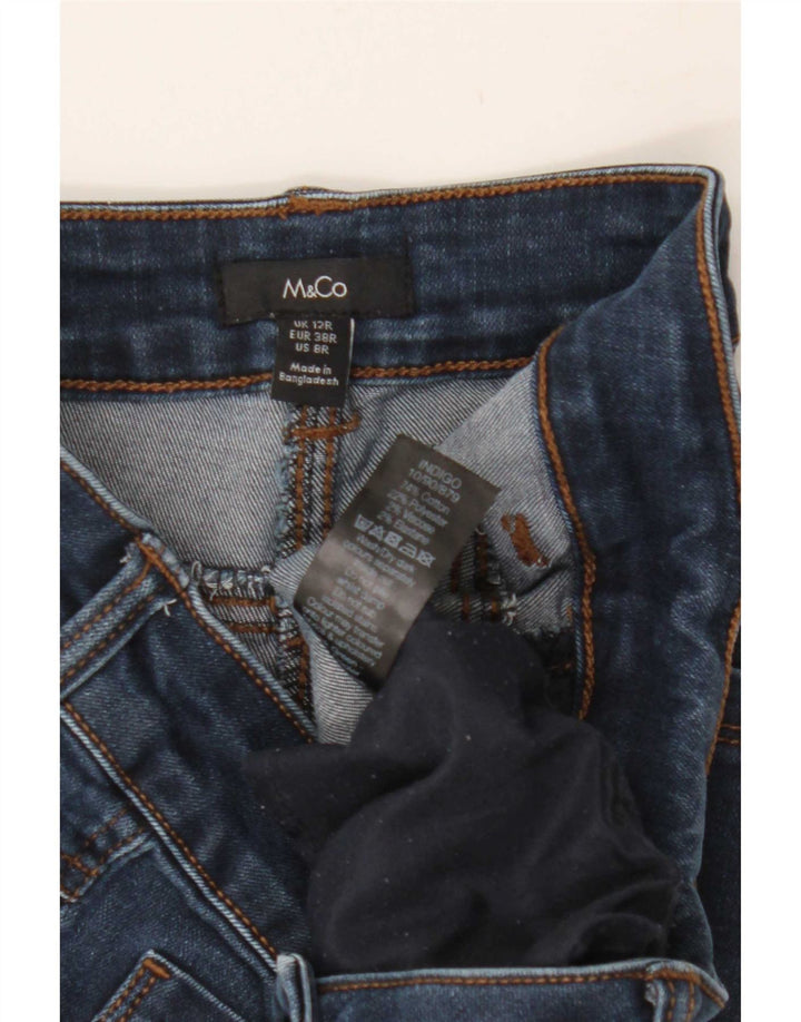 Max & Co. Damen Bootcut Jeans UK 12 Medium W34 L30 Marineblau Klassisch