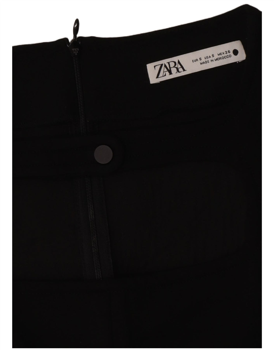 Zara Damen Etuikleid UK 10 Small Schwarz