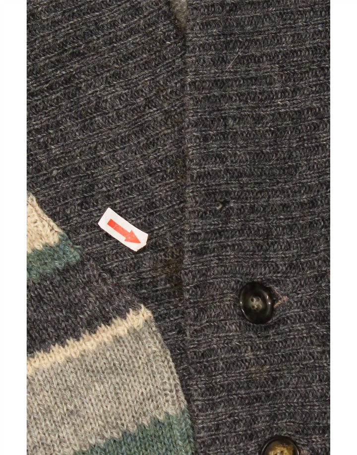 Trussardi Herren Strickjacke XL Mehrfarbig gestreift