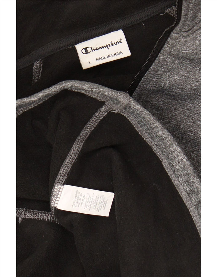 Champion Damen-Trainingsanzug-Top-Jacke, UK 16, großes grau geflecktes Polyester