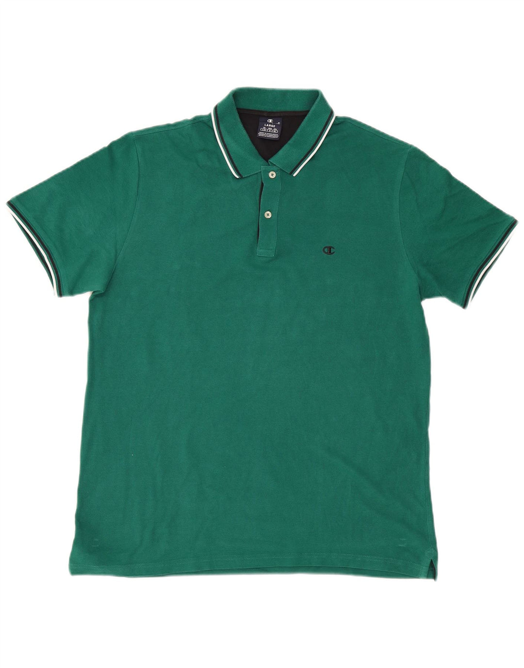 Champion Herren Poloshirt Large Grün