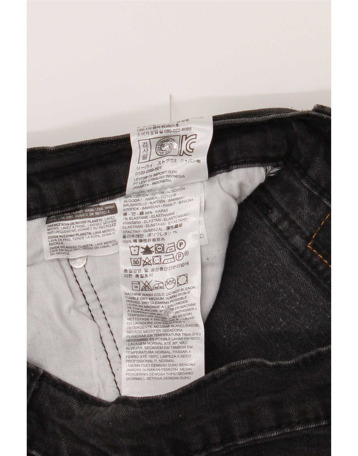 Levi's Herren 502 Tapered Jeans W34 L29 Graue Baumwolle