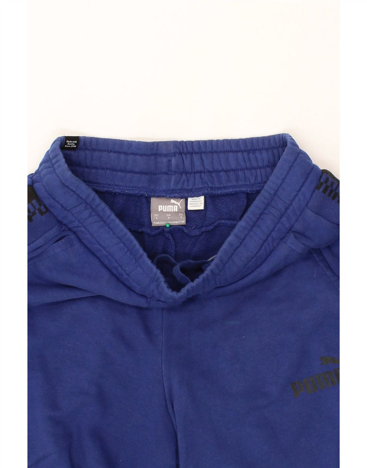 PUMA Mens Graphic Sport Shorts Small  Navy Blue Vintage Puma and Second-Hand Puma from Messina Hembry 