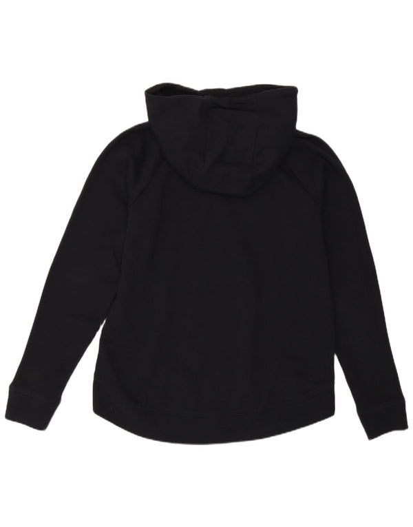 Under Armour Womens Graphic Oversized Hoodie Pullover UK 10 Small Schwarz