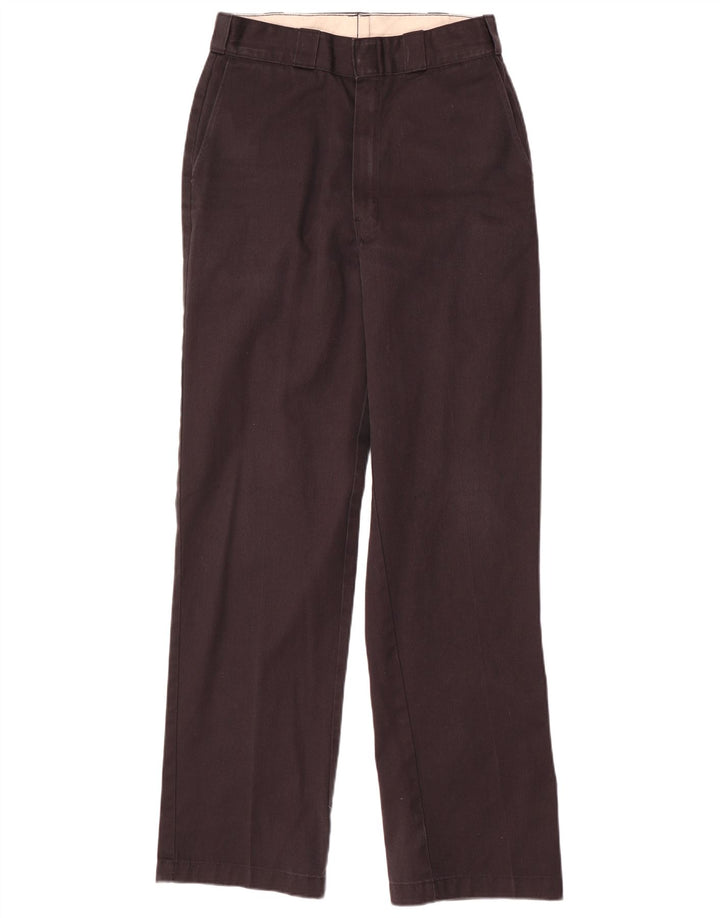 Dickies Gerade Herren-Chinohose W32 L34 Braunes Polyester