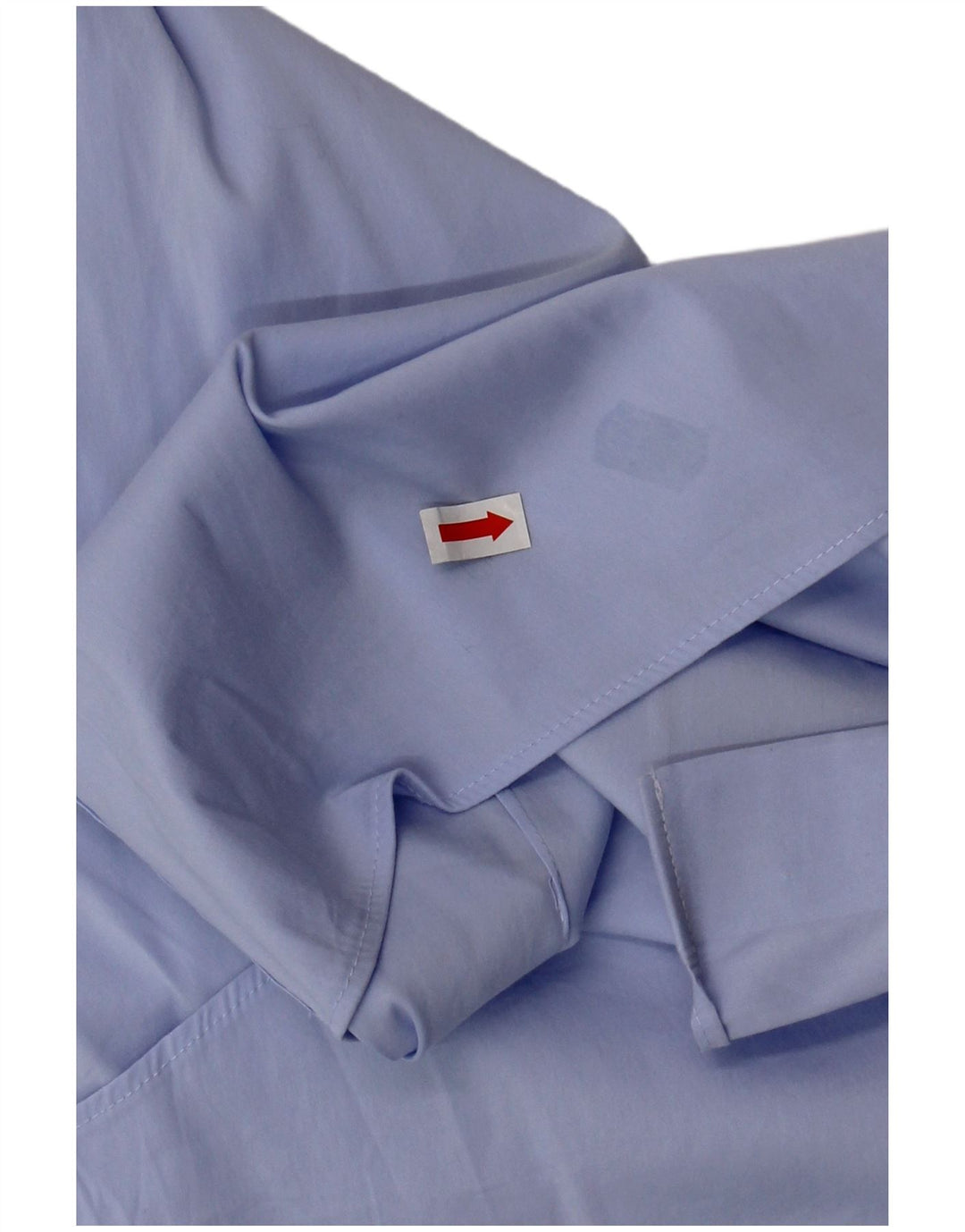 BONOBOS Herren-Hemd mit maßgeschneiderter Passform, Größe 16, groß, blaue Baumwolle