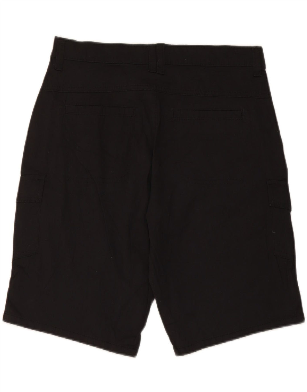 Lee Womens Mid Rise Cargo Shorts US 6 Medium W30 Schwarze Baumwolle