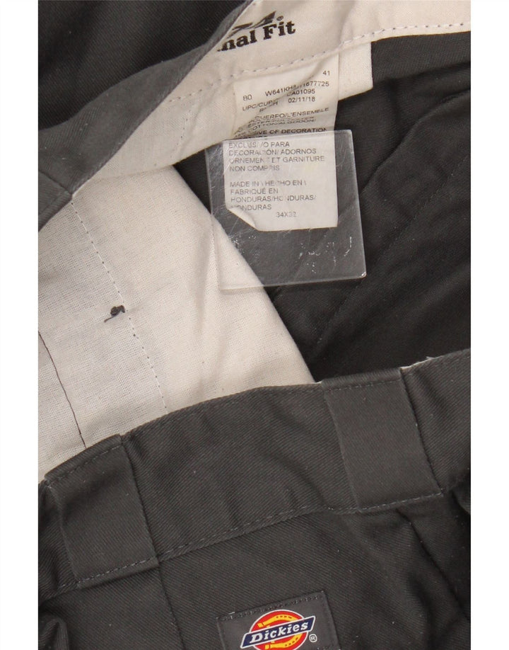 Dickies Herren 874 Straight Original Fit Chinohose W34 L32 Grau
