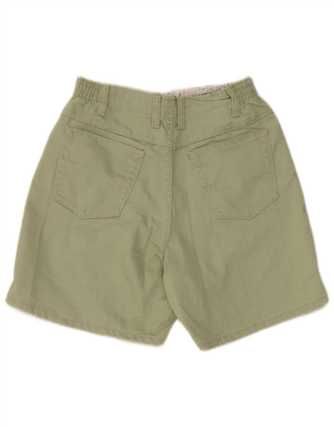 Lee Womens Petite Bermudashorts mit hoher Taille US 4 Small W26 Grüne Baumwolle