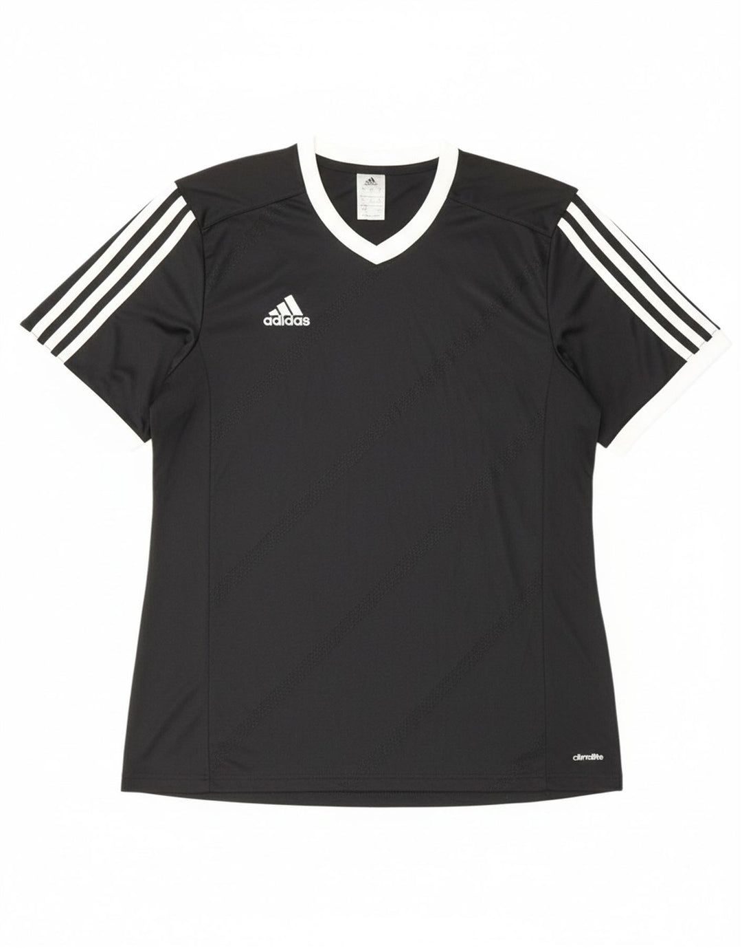 ADIDAS Mens Climalite Graphic T-Shirt Top Large Black Polyester