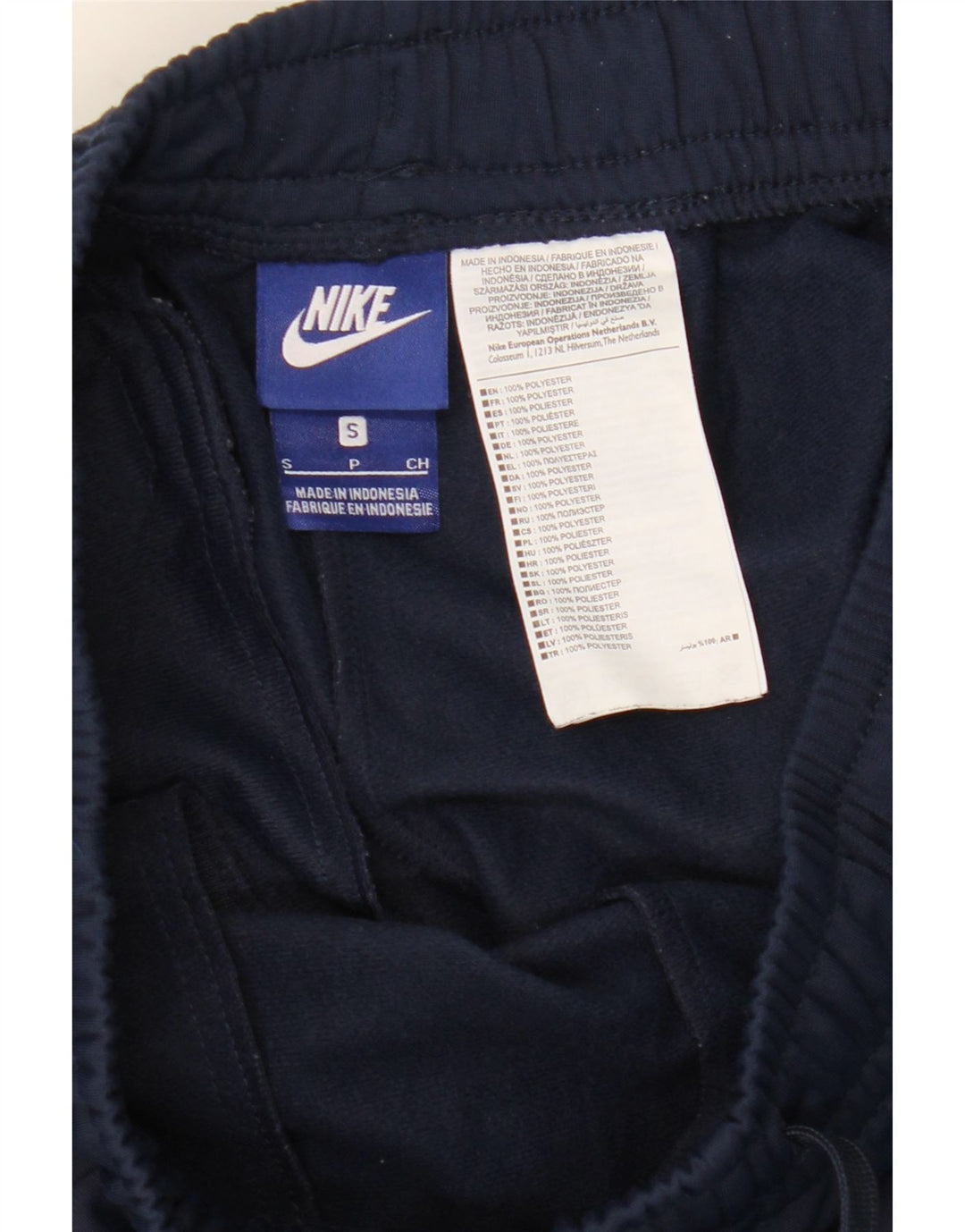 NIKE Herren-Trainingshose, Jogginghose, klein, marineblau, Polyester