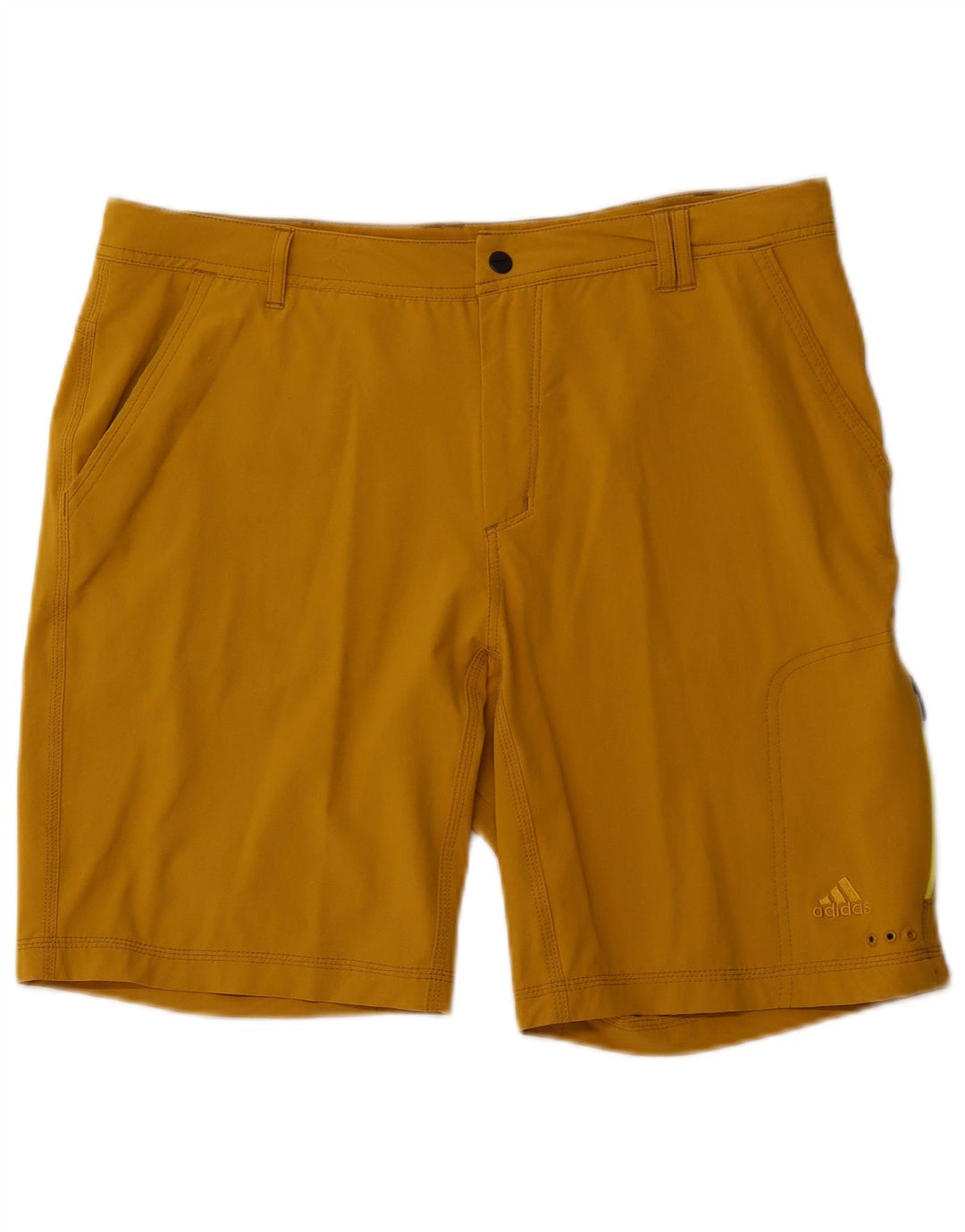 ADIDAS Herren Shorts W36 Large Orange Polyamid