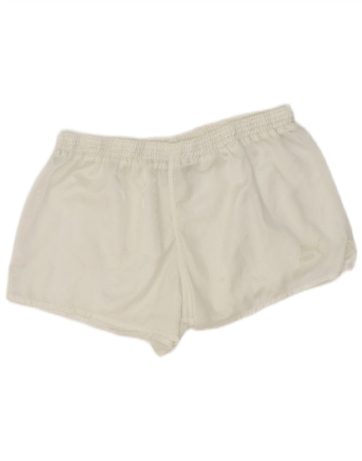 Puma Herren-Badeshorts, groß, weiß, Polyamid