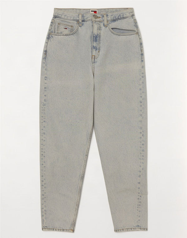 Tommy Hilfiger Damen Mom Ultra High-Rise Tapered Jeans W27 L28 Blau