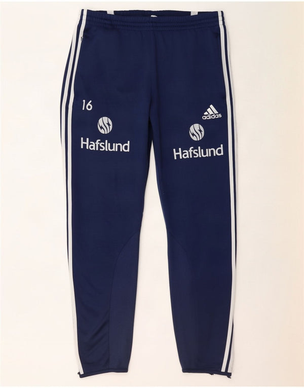 Adidas Herren-Trainingsanzug mit Grafik, Größe L, Marineblau, Polyester