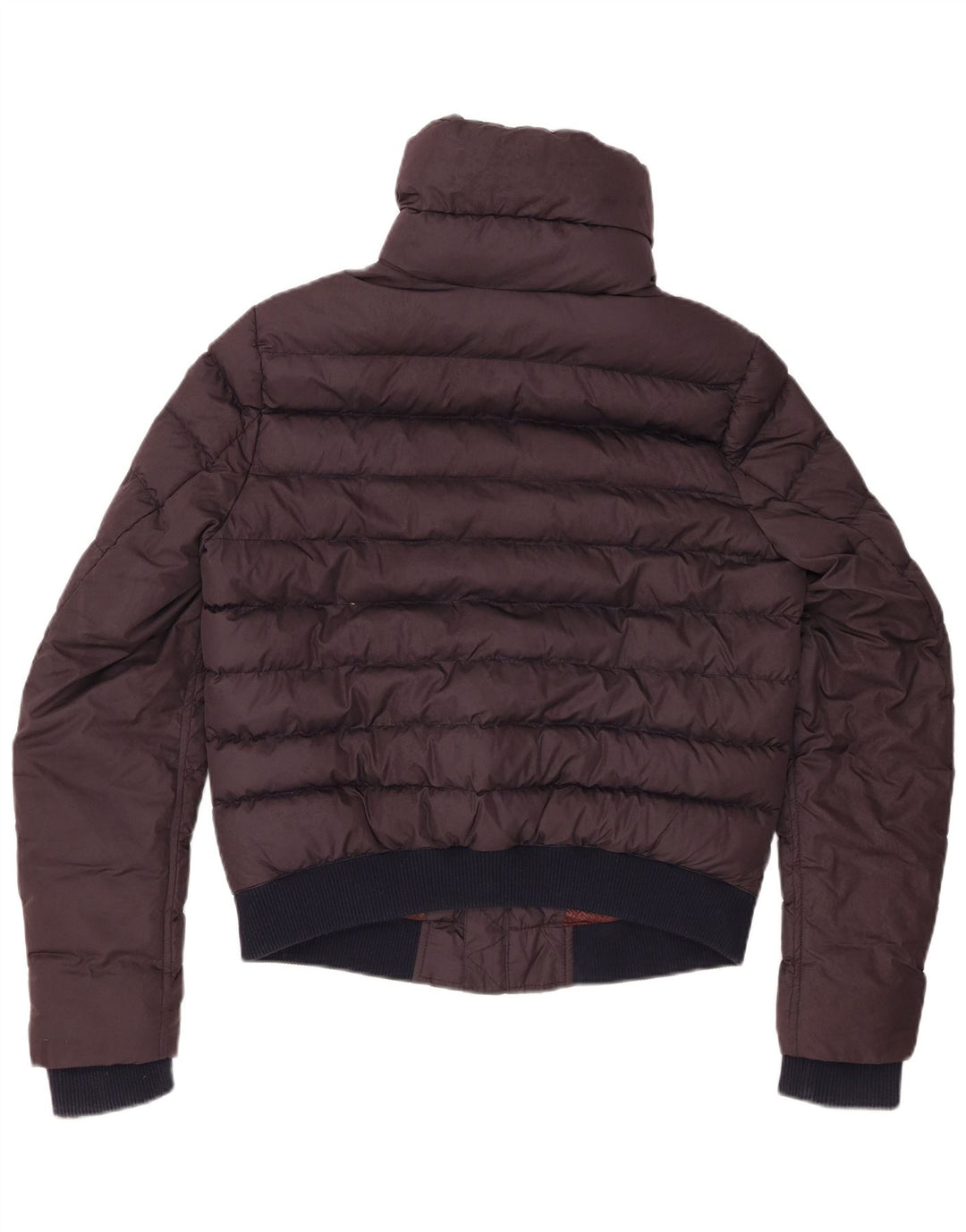 G-Star Damen Wattierte Jacke UK 14 Mittellila Farbblock-Polyester