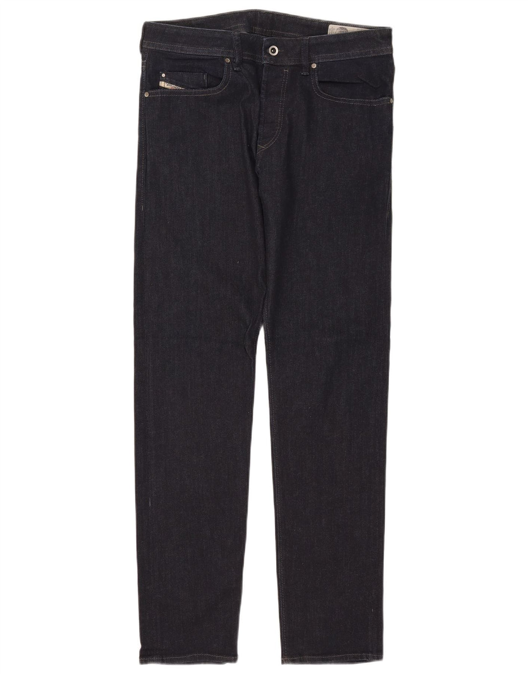 Diesel Damen Slim Jeans W32 L32 Marineblaue Baumwolle