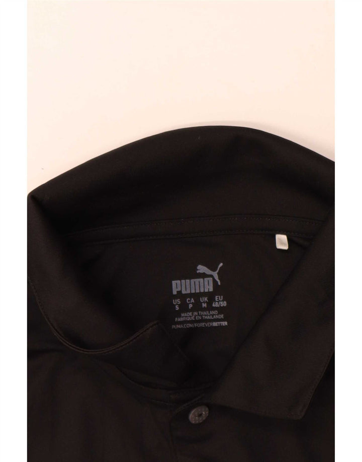 Puma Herren Poloshirt Medium Schwarz Polyester