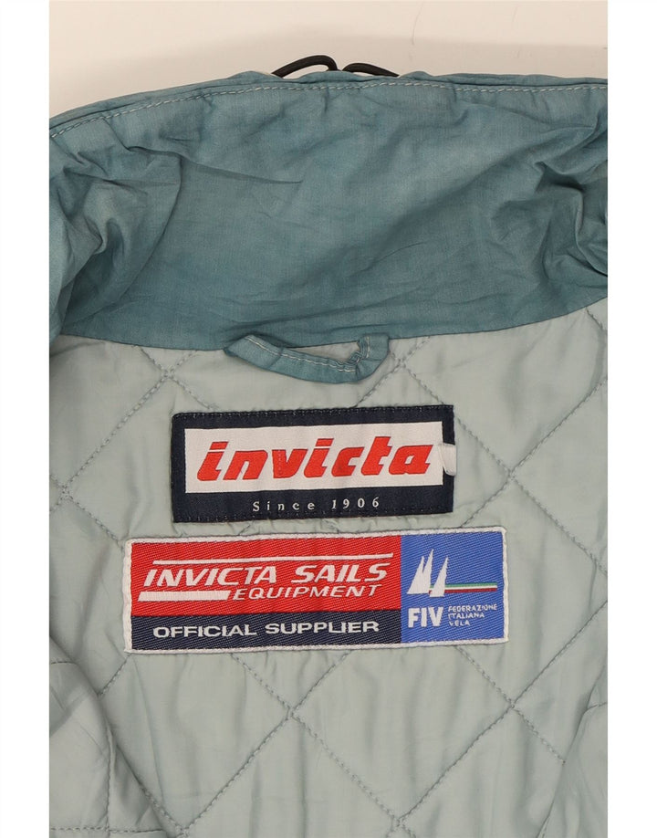 INVICTA Mens Utility Jacket UK 42 XL Blue Vintage Invicta and Second-Hand Invicta from Messina Hembry 