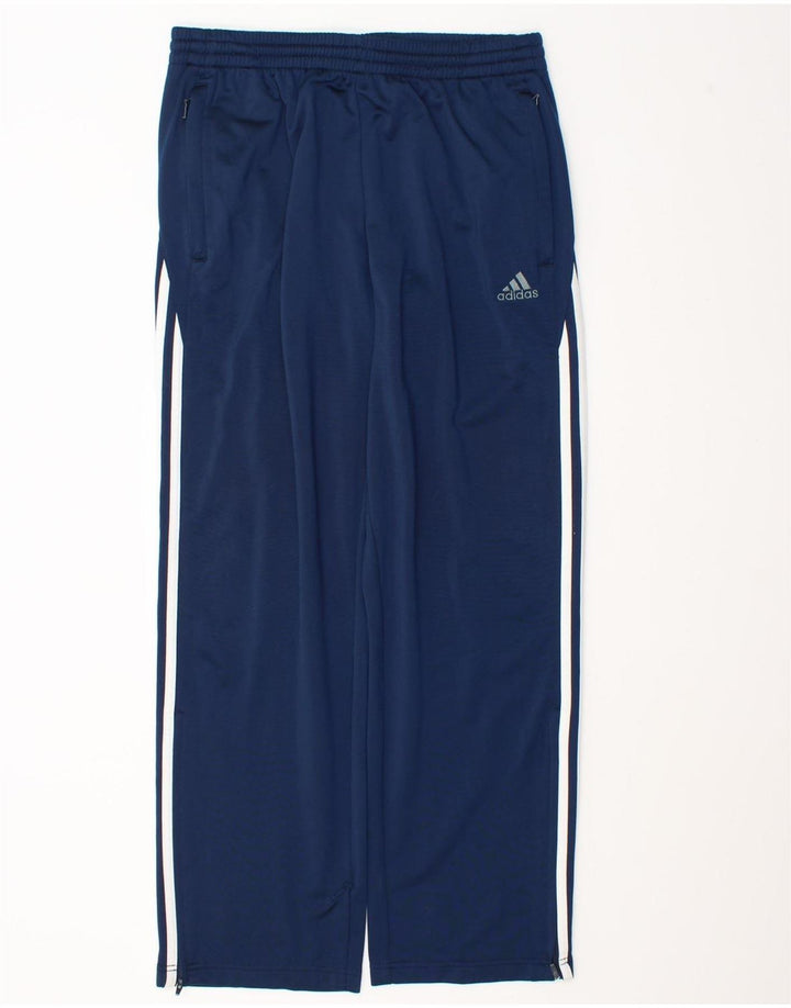 Adidas Herren-Trainingshose, groß, marineblau, Polyester