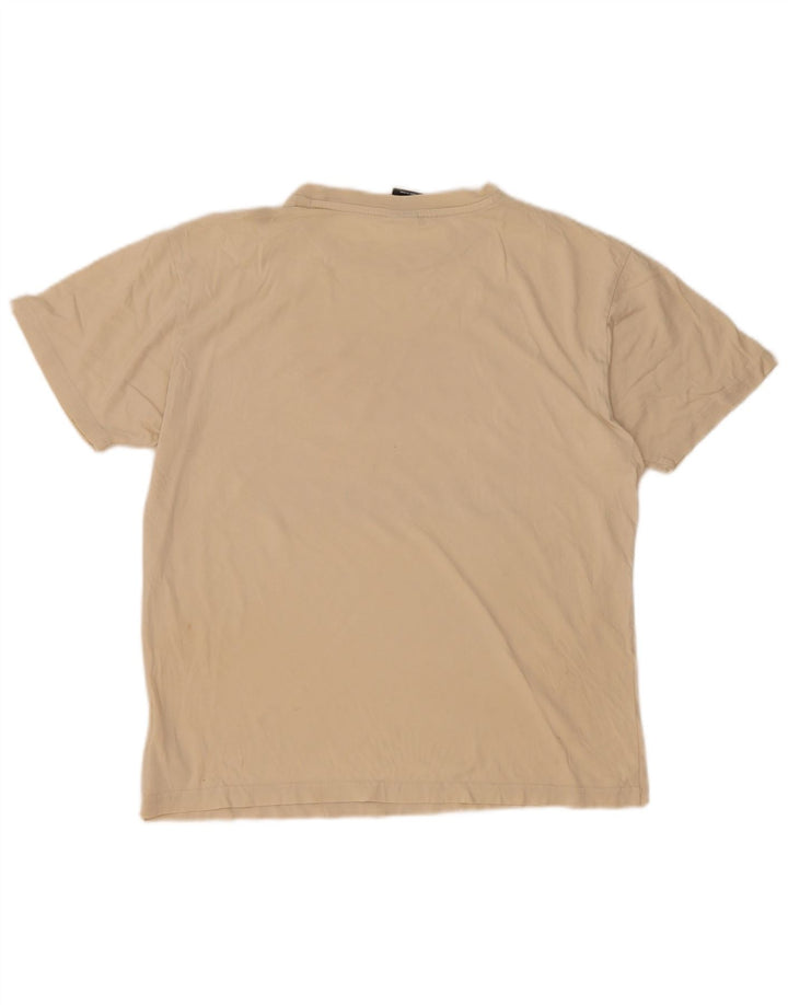 New Balance Herren-T-Shirt mit Grafik, mittelbeige Baumwolle
