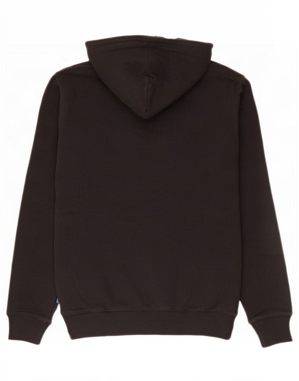 Adidas Damen Graphic Hoodie Pullover UK 14 Mittelschwarze Baumwolle