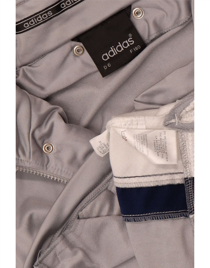 Adidas Herren-Trainingsanzugoberteil mit Grafik, UK 40/42, Mittelgrau, Farbblock