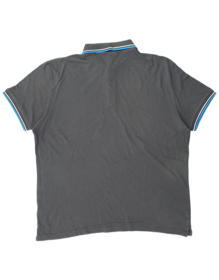 DIADORA Herren Poloshirt XL Grau Baumwolle