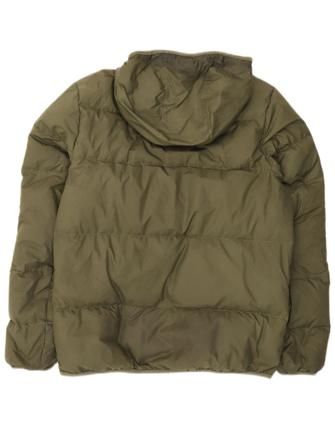 Nike Herren-Kapuzenjacke, wattiert, UK 38, Mittel-Khaki, Polyester