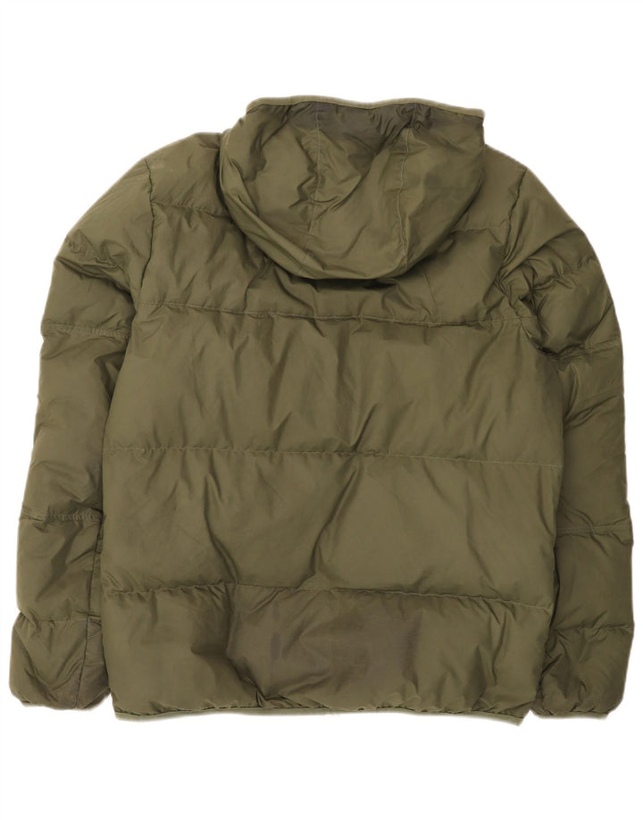Nike Herren-Kapuzenjacke, wattiert, UK 38, Mittel-Khaki, Polyester