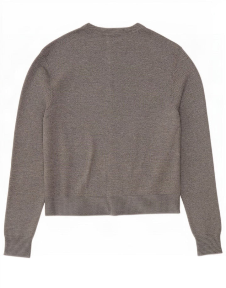Marks & Spencer Damen Strickjacke UK 12 Mittelgrau