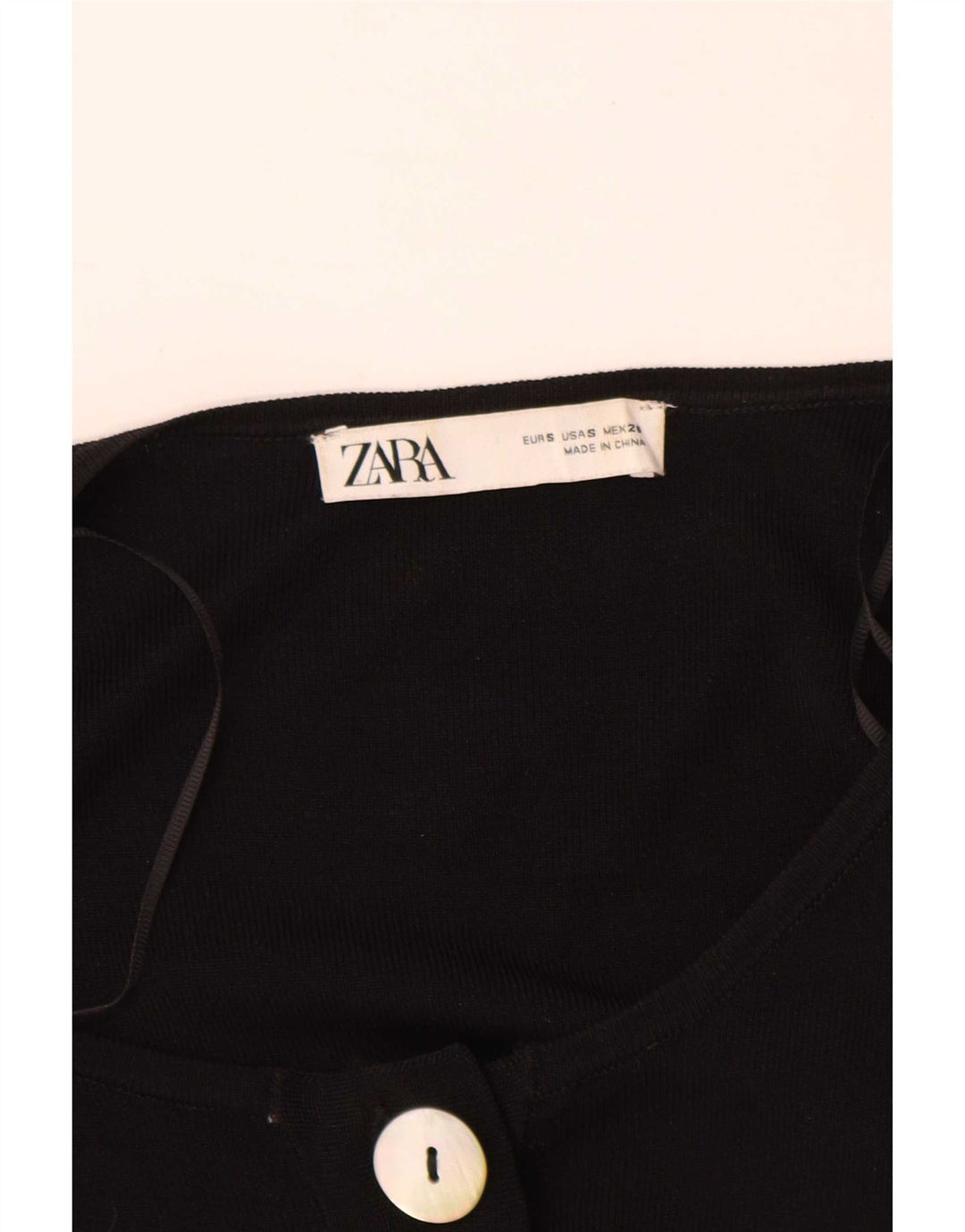 Zara Damen Overall UK 10 Small Schwarz