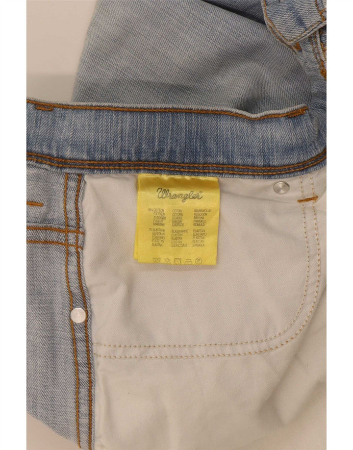 Wrangler Herren Texas Stretch Straight Jeans W42 L32 Blaue Baumwolle