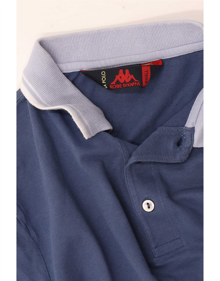 Kappa Herren-Poloshirt, klein, Blau, Farbblock