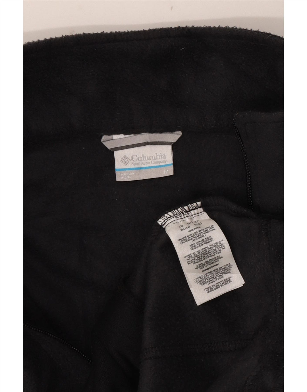 Columbia Herren Fleecejacke UK 38 Medium Schwarz Polyester
