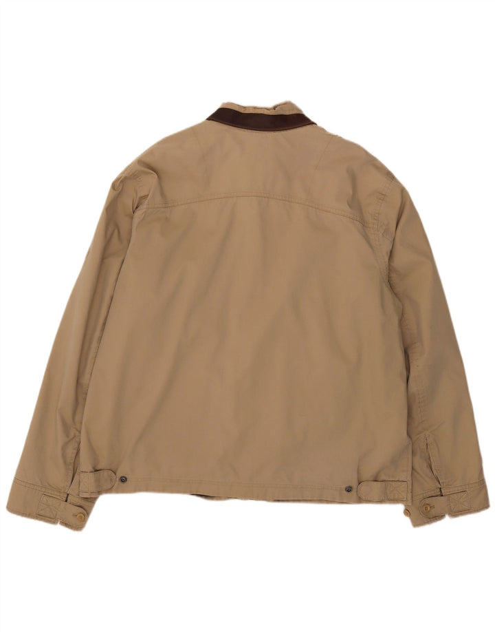 Timberland Herren Bomberjacke UK 44 2XL Beige Baumwolle