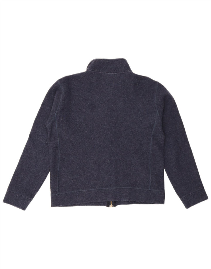 Woolrich Jungen-Trainingsanzugoberteil mit Grafik, 11–12 Jahre, marineblaue Wolle