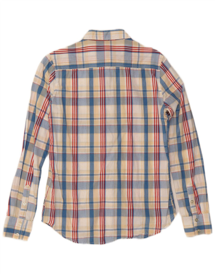 Wrangler Damenhemd UK 6 XS Mehrfarbig karierte Baumwolle