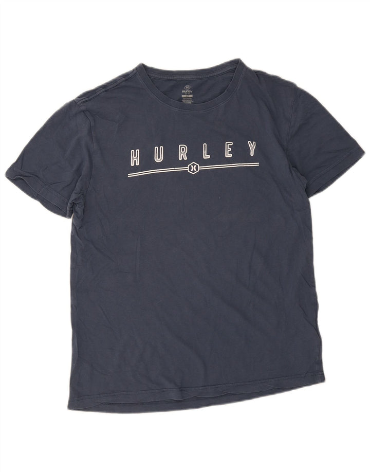 Hurley Herren-T-Shirt mit Grafik, Größe S, marineblau, Baumwolle