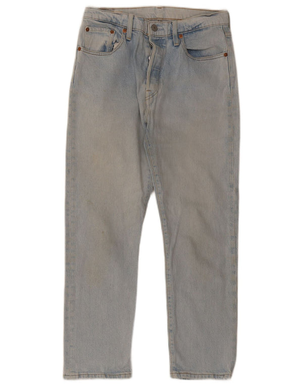 Levi's Herren 501 verkürzte Jeans W29 L26 blaue Baumwolle
