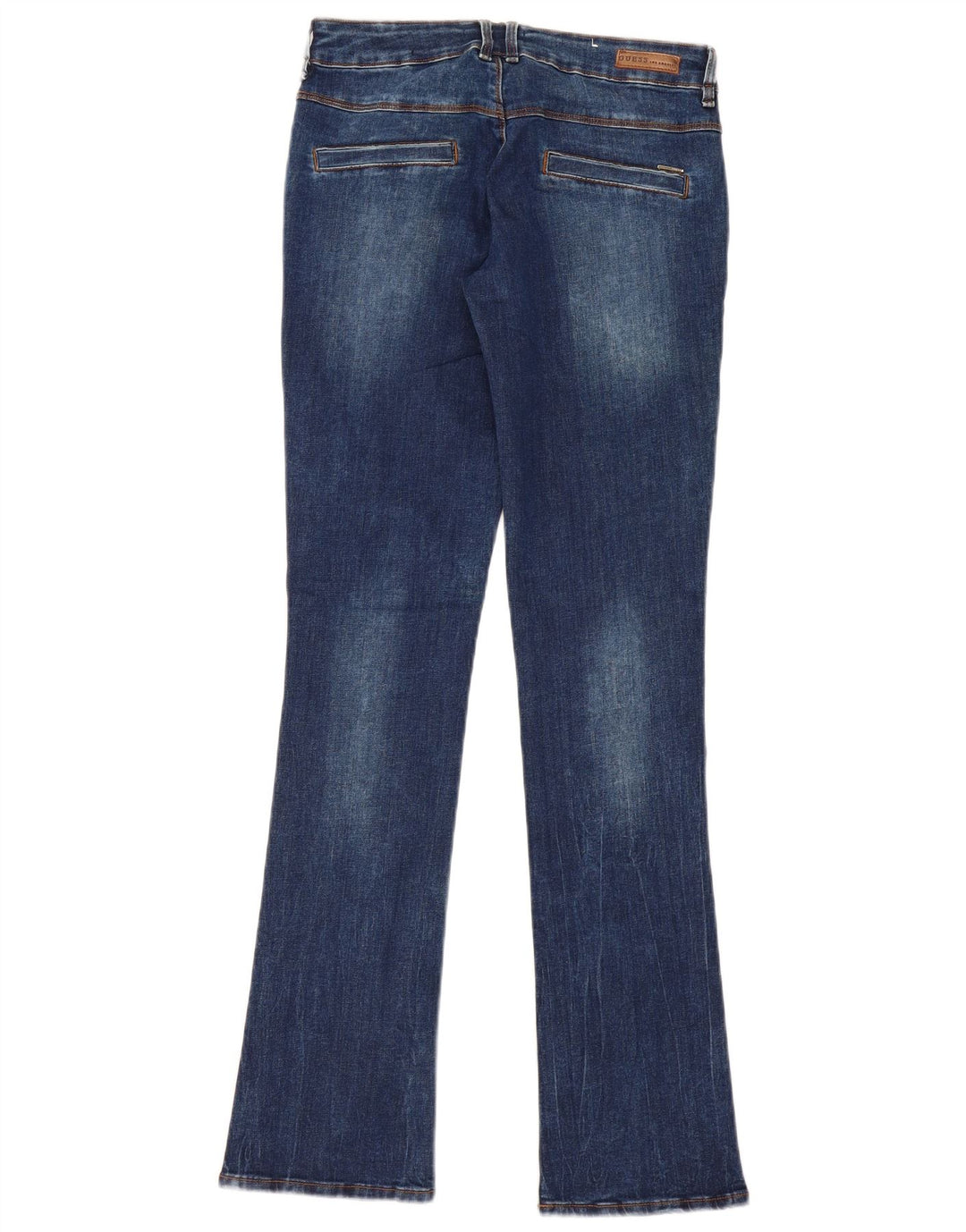 Guess Damen Jade Bootcut Jeans W26 L31 Blau