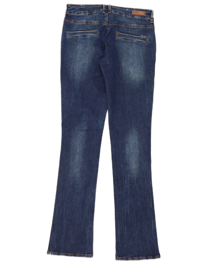 Guess Damen Jade Bootcut Jeans W26 L31 Blau
