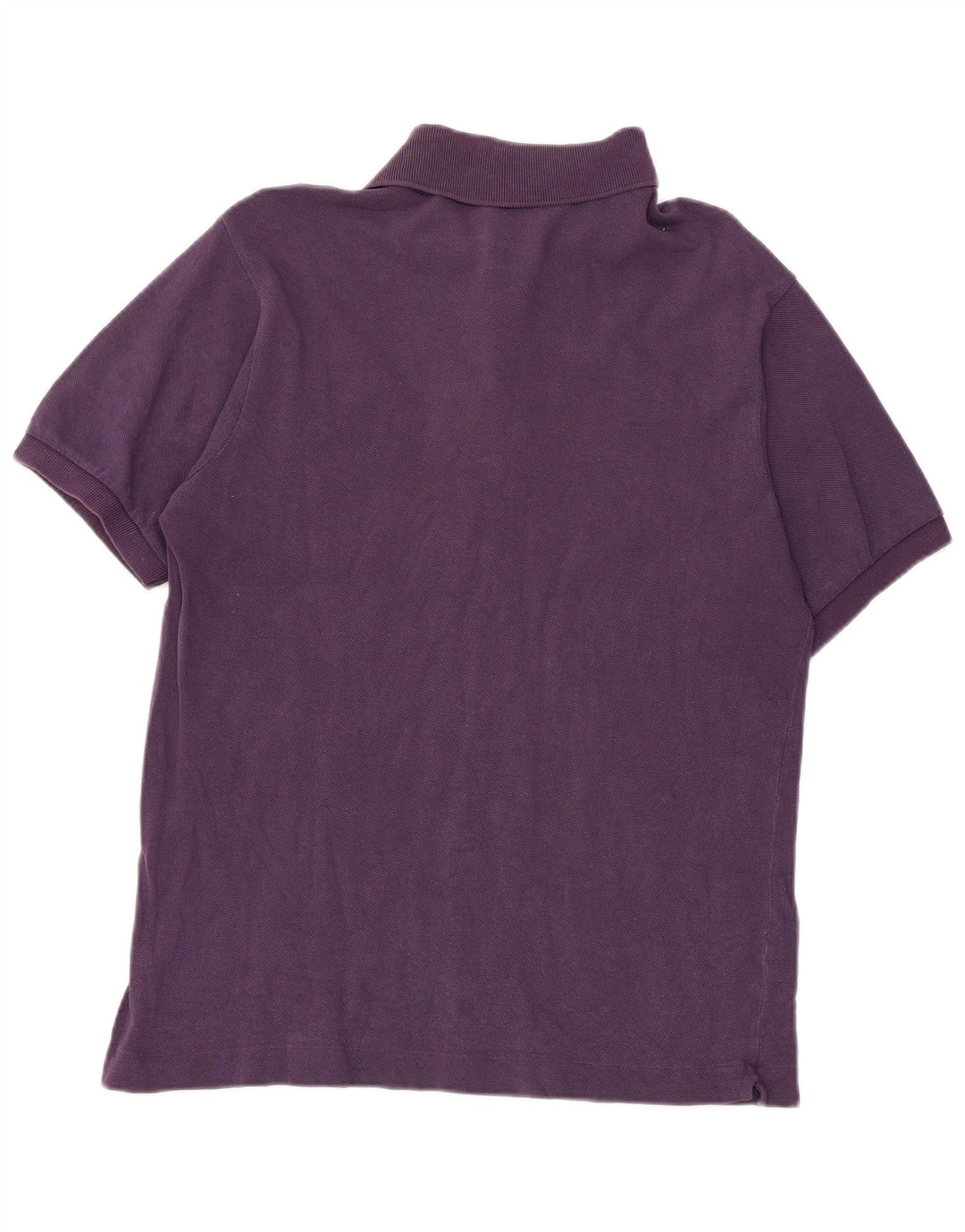Lacoste Herren-Poloshirt, Größe 4, mittelviolette Baumwolle