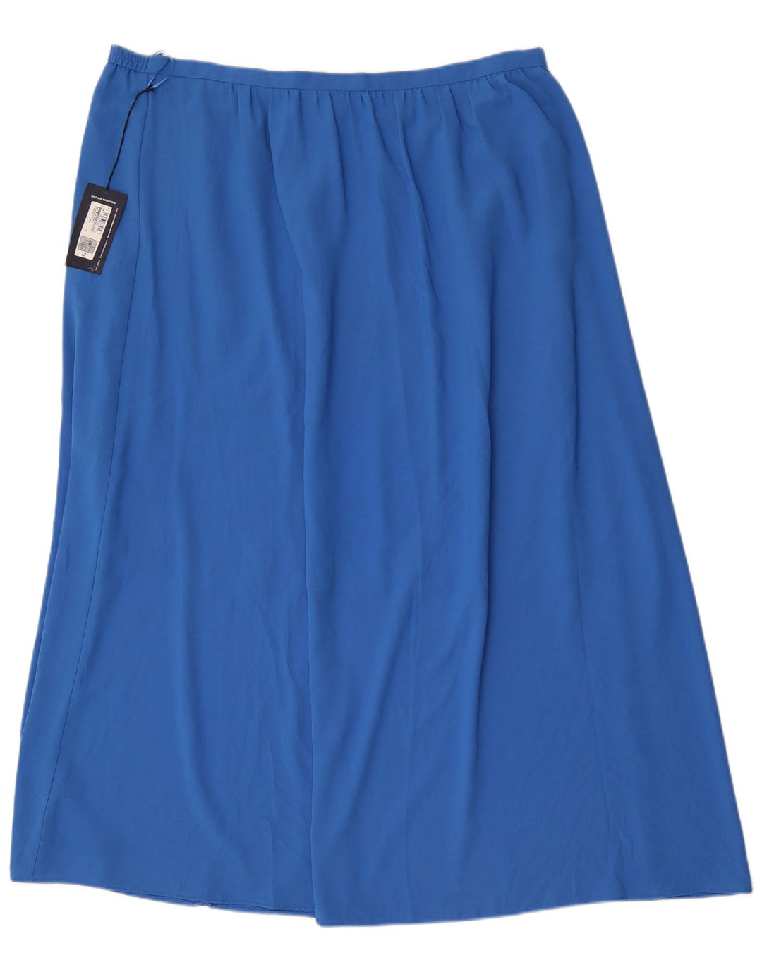 Marks & Spencer Damen A-Linienrock UK 20 2XL W40 Blau Polyester