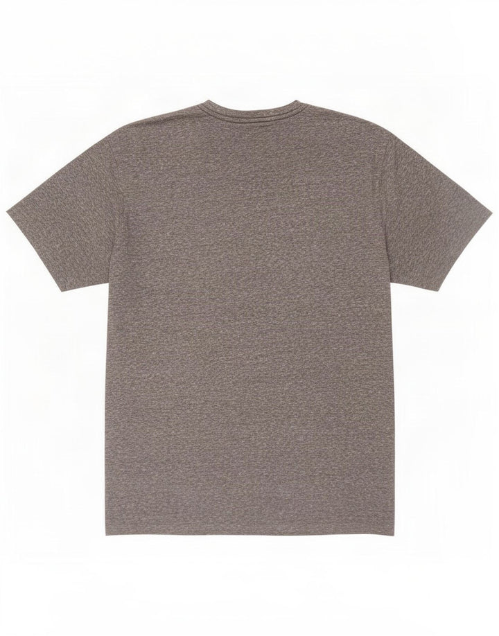 Weird Fish Herren-T-Shirt mit Grafik, XL, grau meliert, Polyester